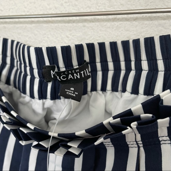 NWT J. Crew Mercantile Striped Skirt 8 - Picture 3 of 4